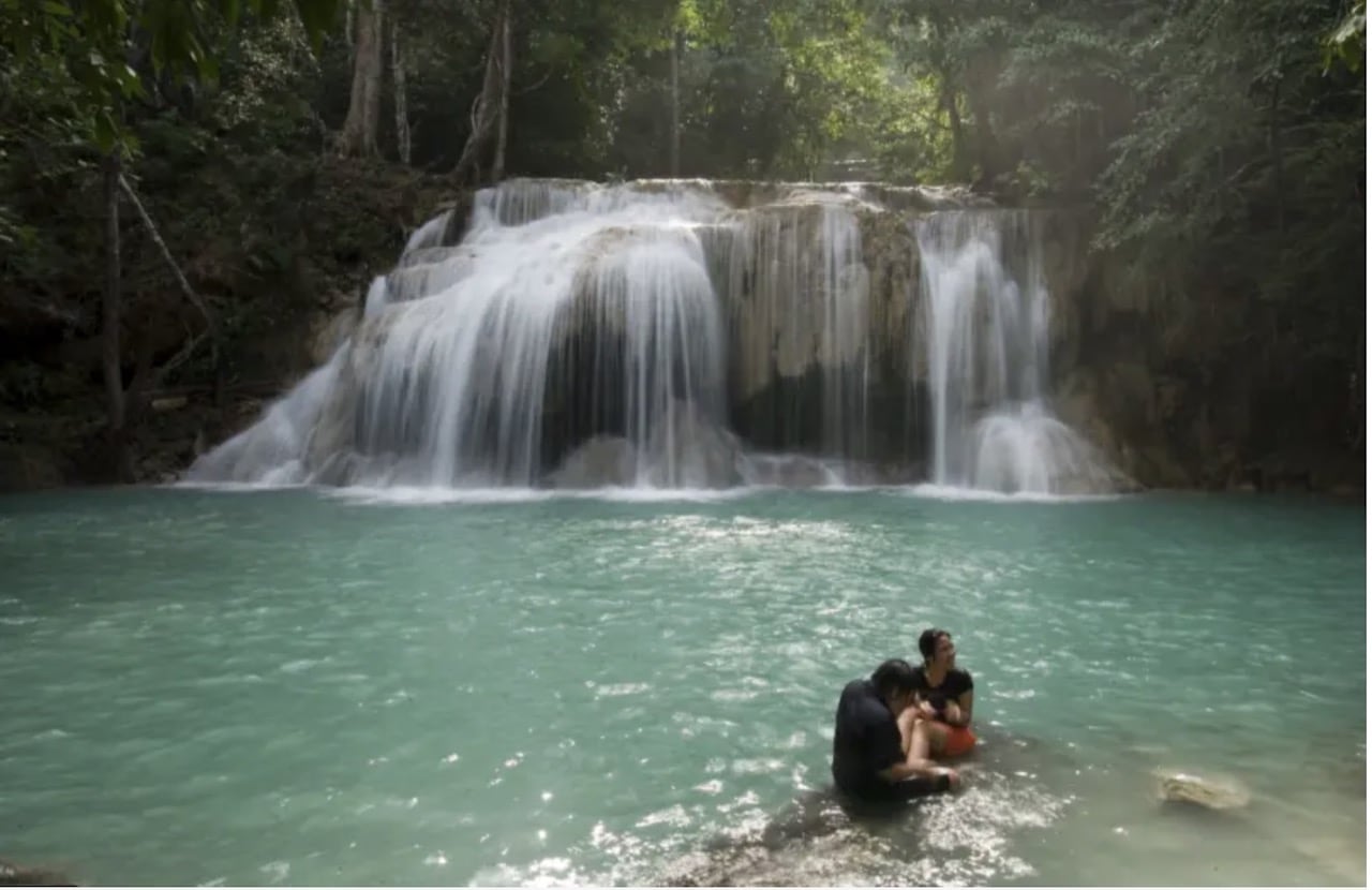 世界一周　タイ　カンチャナブリー　エラワン滝